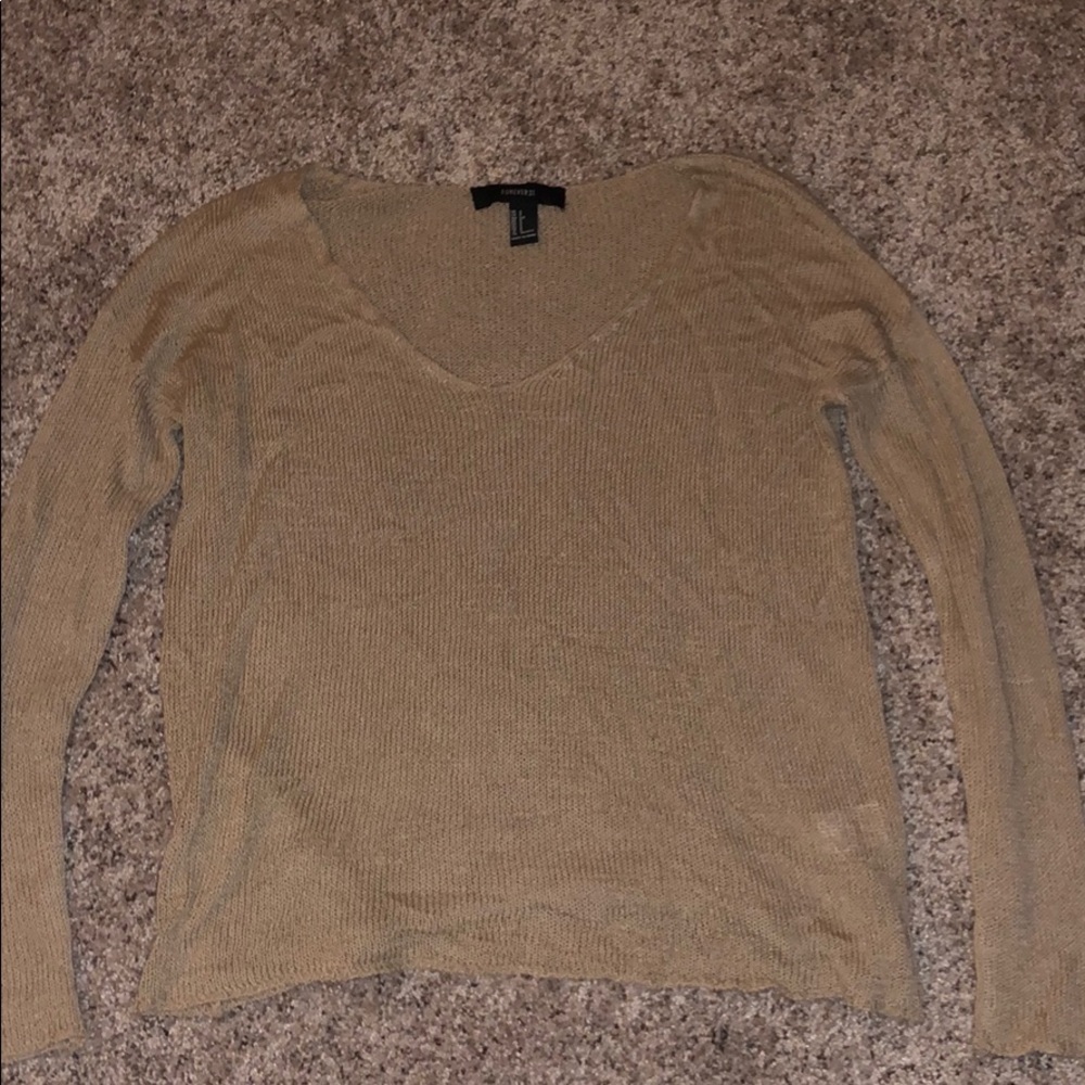 Tan light sweater